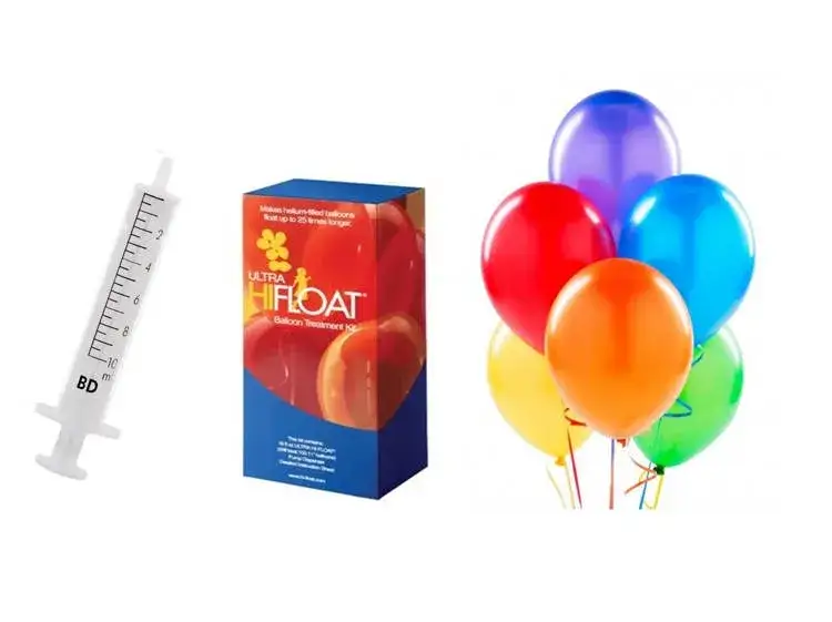 aplikacja żelu Hi-Float do balonów