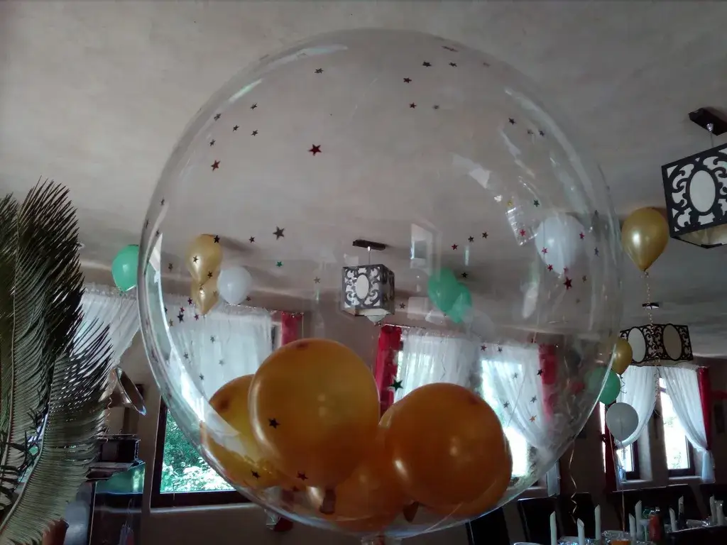 Balon w balonie inspiracje dekoracje
