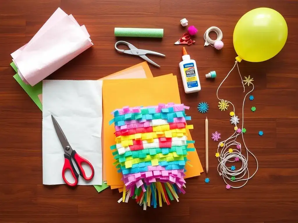 materiały do piniaty diy