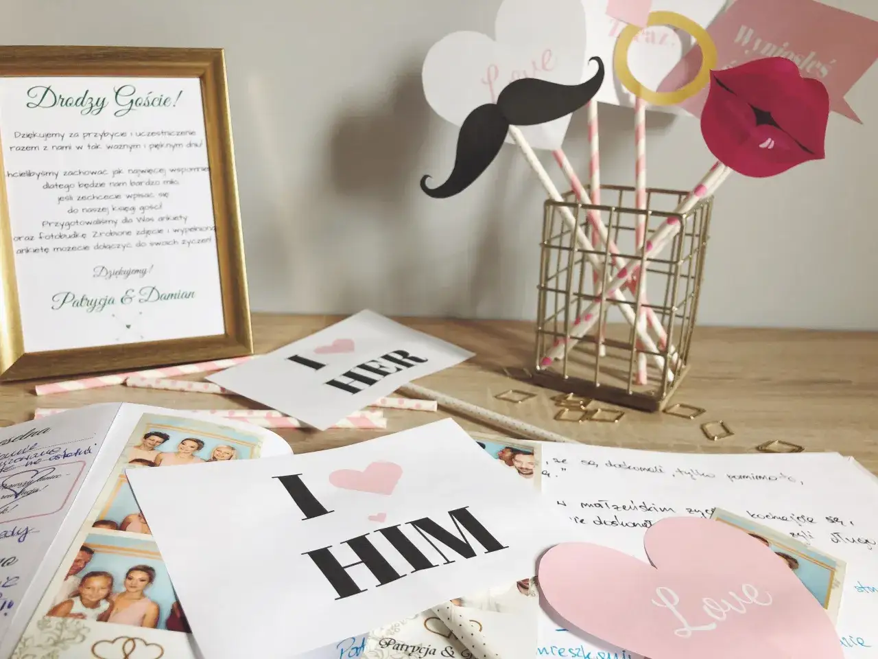 rekwizyty do fotobudki DIY
