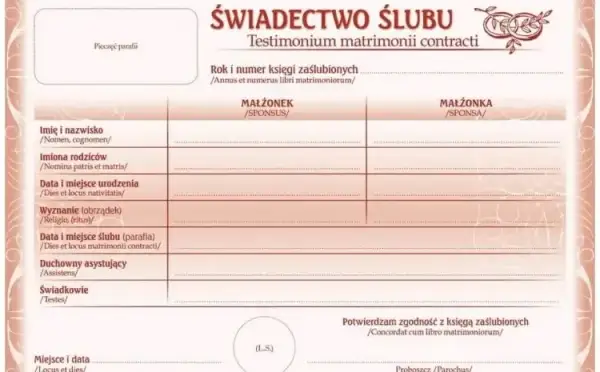 Dokumenty do ślubu kościelnego: Co, kiedy i jak załatwić?